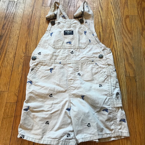 Whales Oshkosh short overalls 🐳